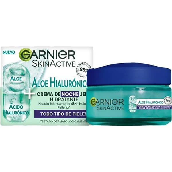 Crema noche aloe+ac. hialurónico jelly SKIN ACTIVE, tarro 30 ml - 0.03 l - Imagen del producto en Findit