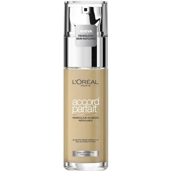 Maquillaje líquido accord pafait 4.n L`OREAL, dosificador 1 ud - 1 ud - Imagen del producto en Findit