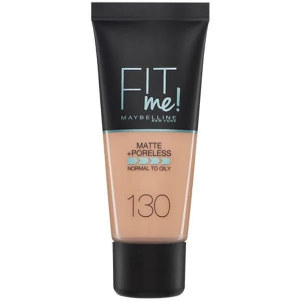 Fondo de maquillaje Fit Me Matte 130 MAYBELLINE, tubo 42 g - 0.04 kg - Imagen del producto en Findit