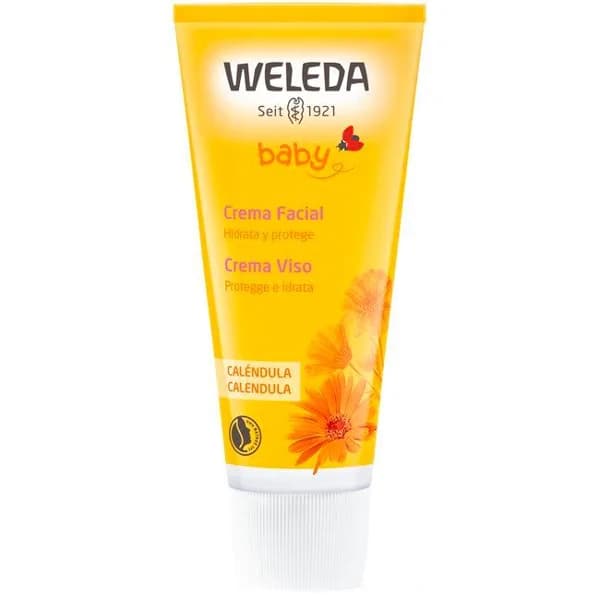 Crema facial de calendula bebé WELEDA, tubo 50 ml - 1 ud - Imagen del producto en Findit