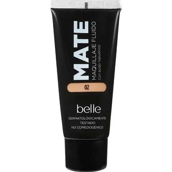 Base de maquillaje fluido mate 02 BELLE, tubo 1 ud - 1 ud - Imagen del producto en Findit