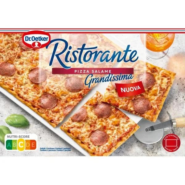 Pizza salame grandissima DR.OETKER RISTORANTE, caja 540 g - 0.54 kg - Imagen del producto en Findit