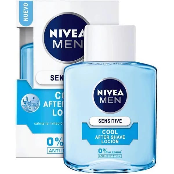 After Shave loción sensitive Cool NIVEA Men, frasco 100 ml - 0.1 l - Imagen del producto en Findit