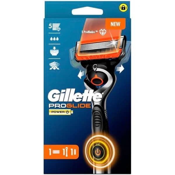 Máquina de afeitar GILLETTE Fusion Proglide Power, pack 1 ud - 1 ud - Imagen del producto en Findit