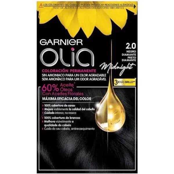 Tinte negro diamante N.2.0 OLIA, caja 1 ud - 1 ud - Imagen del producto en Findit
