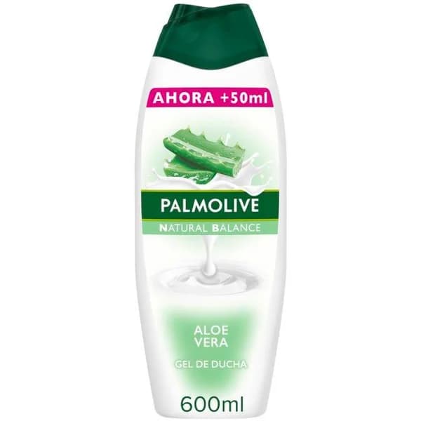 Gel de ducha aloe vera PALMOLIVE NATURAL BALANCE, bote 600 ml - 0.6 l - Imagen del producto en Findit