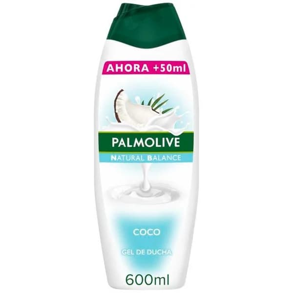 Gel de ducha coco PALMOLIVE NATURAL BALANCE, bote 600 ml - 0.6 l - Imagen del producto en Findit