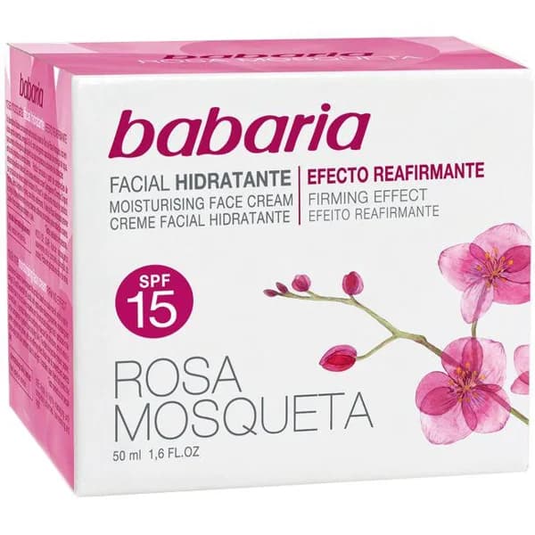 Crema rosa mosqueta hidratante BABARIA, tarro 50 ml - 1 ud - Imagen del producto en Findit