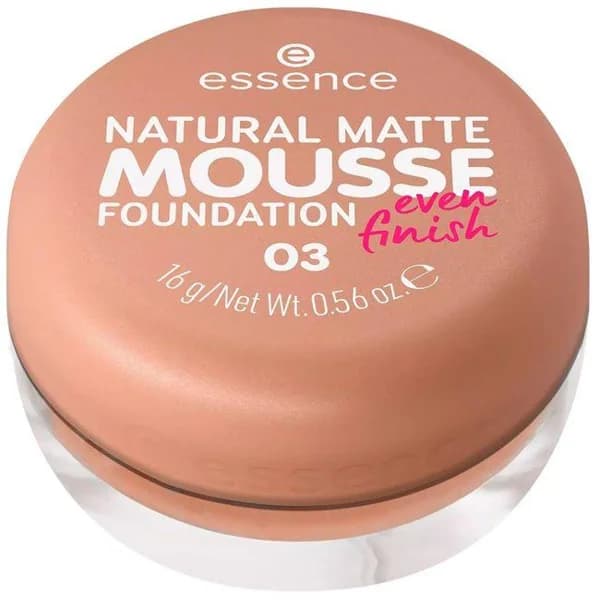 Maquillaje en mousse natural matte 03 ESSENCE, 1 ud - 1 ud - Imagen del producto en Findit