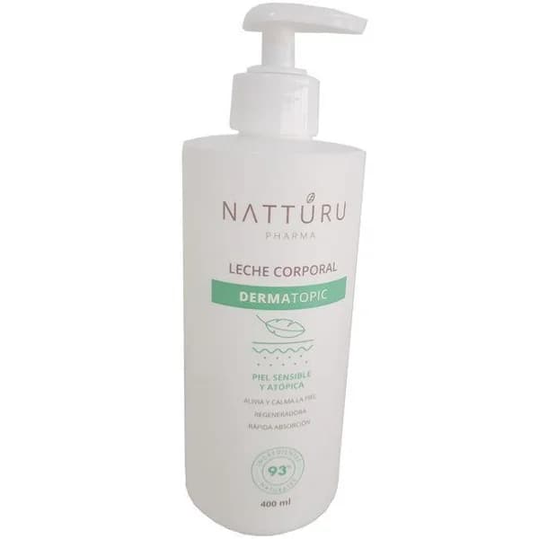 Leche corporal pieles sensibles NATTÚRU, dosificador 400 ml - 0.4 l - Imagen del producto en Findit
