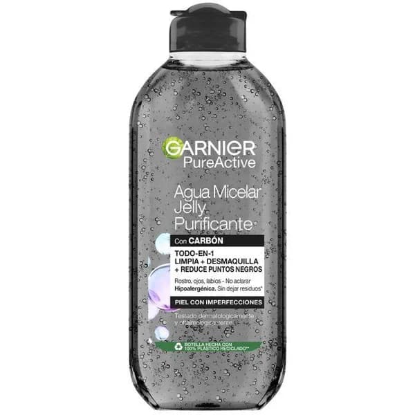 Agua micelar jelly purificante carbón PUREACTIVE, bote 150 ml - 0.4 l - Imagen del producto en Findit