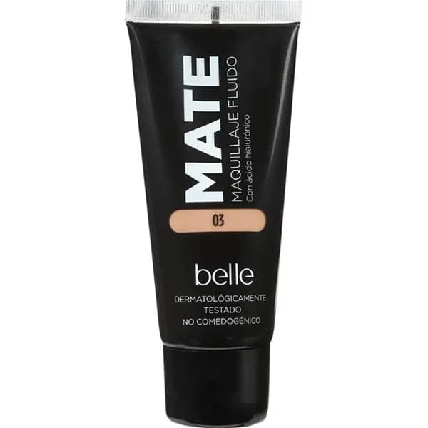 Base de maquillaje fluida mate 03 BELLE, tubo 1 ud - 1 ud - Imagen del producto en Findit