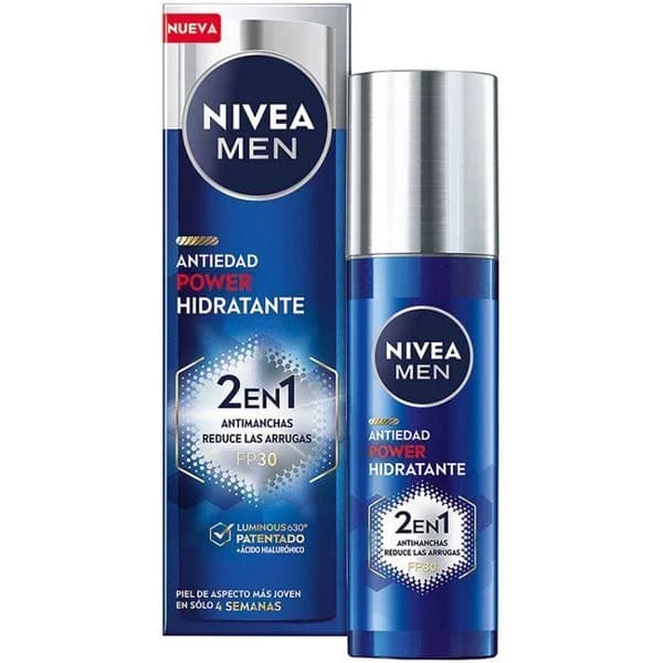 Crema hidratante antiedad 2en1 NIVEA MEN, dosificador 50 ml - 1 ud - Imagen del producto en Findit