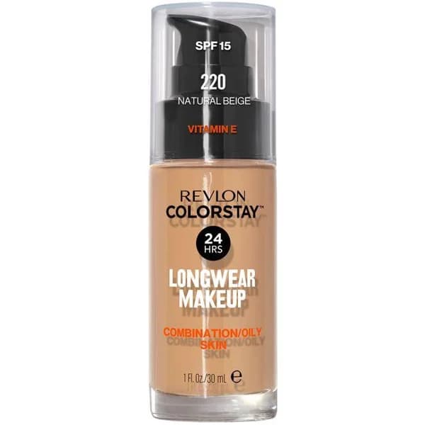 Base maquillaje Colors. Oily Natural Beig 220 REVLON, pack 30 ml - 0.03 l - Imagen del producto en Findit