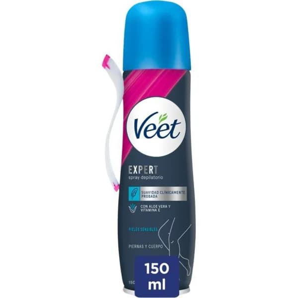 Spray depilatorio piel sensible VEET, spray 150 ml - 0.15 l - Imagen del producto en Findit