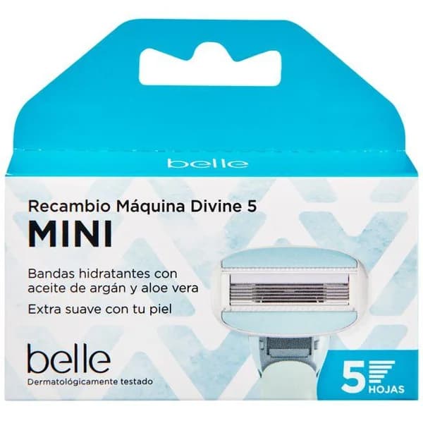 Recambios máquina depilación mini 5h divine 5 BELLE, pack 2 u - 1 ud - Imagen del producto en Findit