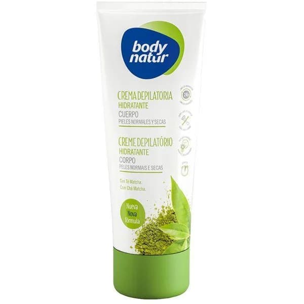 Crema depilatoria hidratante cuerpo BODY NATUR, tubo 200 ml - 1 ud - Imagen del producto en Findit