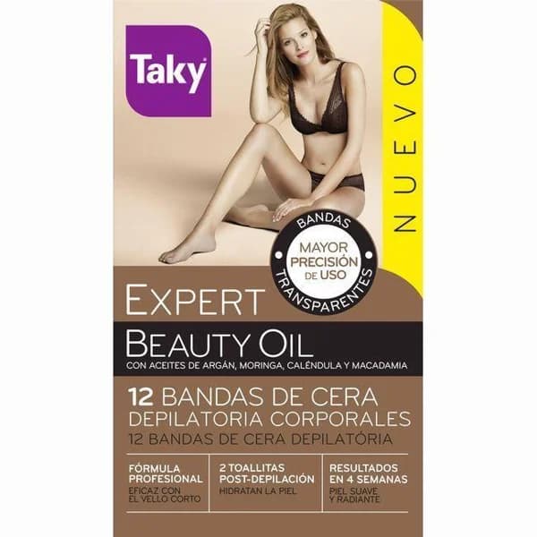 Cera bandas corporales Expert Beauty Oil TAKY, caja 12 unid. - 1 ud - Imagen del producto en Findit