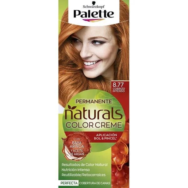 Tinte Color Cr. N.8.77 cobrizo inteso PALETTE NATUR., caja 1 ud - 1 ud - Imagen del producto en Findit