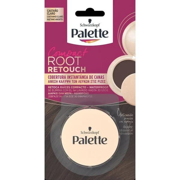 Retoca raices compact castaño claro PALETTE, 1 ud - 1 ud - Imagen del producto en Findit