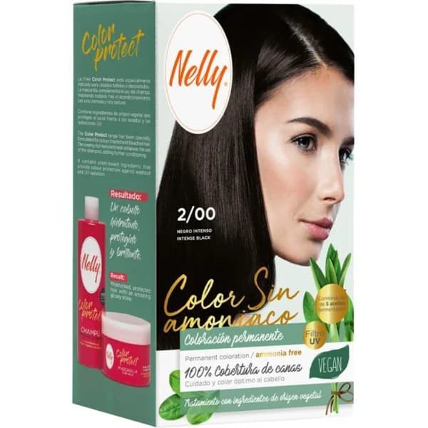 Tinte sin amoniaco 2/00 negro intenso NELLY, caja 1 ud - 1 ud - Imagen del producto en Findit