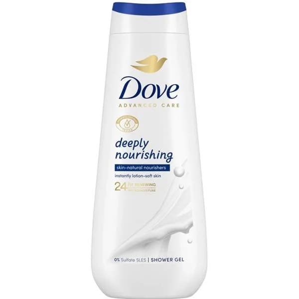 Gel de ducha hidratación DOVE, bote 600 ml - 0.6 l - Imagen del producto en Findit