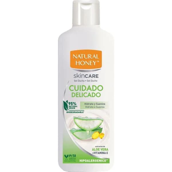 Gel de ducha aloe vera NATURAL HONEY, bote 650 ml - 0.65 l - Imagen del producto en Findit