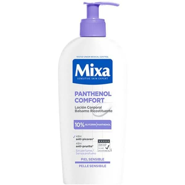 Crema corporal con pantenol MIXA, dosificador 250 ml - 0.25 l - Imagen del producto en Findit