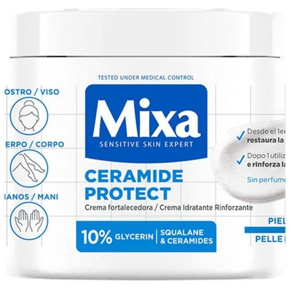 Crema corporal con ceramidas MIXA, tarro 400 ml - 0.4 l - Imagen del producto en Findit