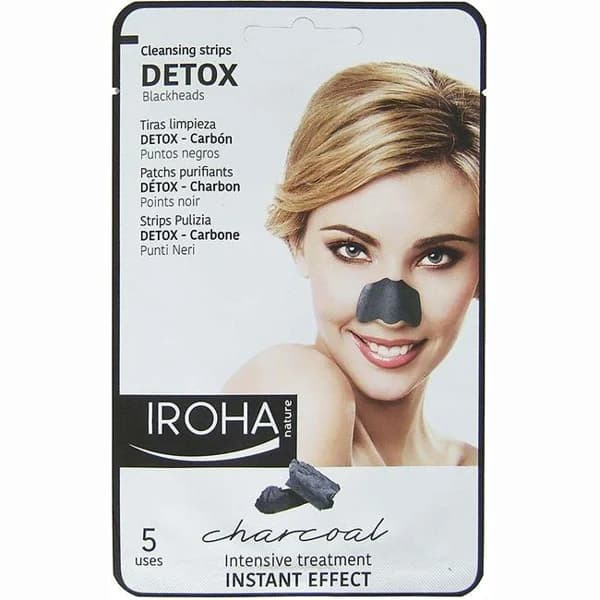 Tiras de nariz detox puntos negros IROHA, pack 5 uds. - 1 ud - Imagen del producto en Findit