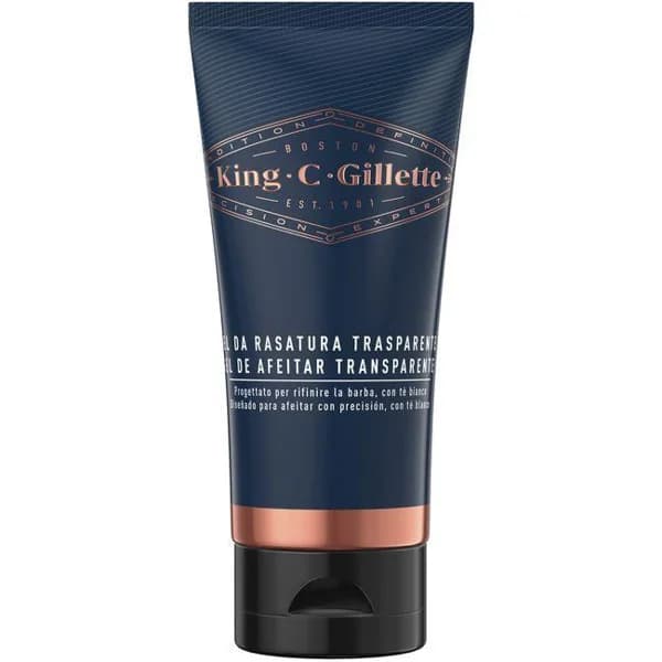 Gel de afeitar transparente KING C GILLETTE, tubo 150 ml - 1 ud - Imagen del producto en Findit