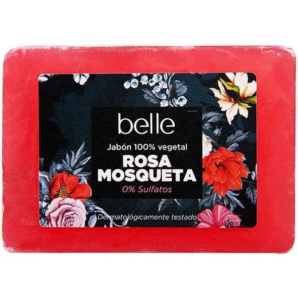 Jabón de rosa mosqueta belle, pastilla 125 g - 0.12 kg - Imagen del producto en Findit
