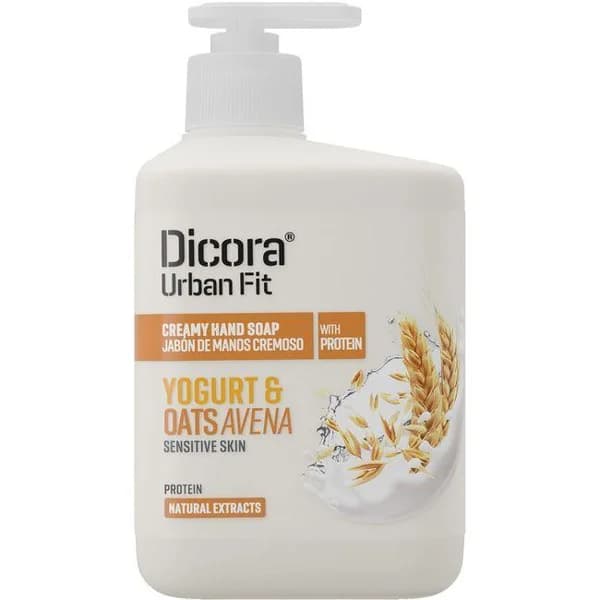Jabón de manos yogurt y avena DICORA, dosificador 500 ml - 0.5 l - Imagen del producto en Findit