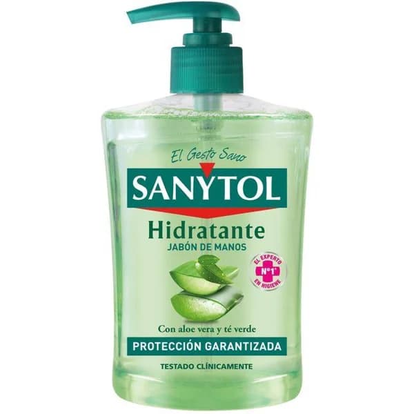 Jabón liquido de manos hidratante SANYTOL, dosificador 500 ml - 0.5 l - Imagen del producto en Findit