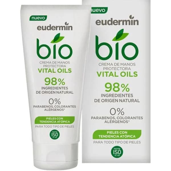 Crema de manos bio EUDERMIN, tubo 75 ml - 0.08 l - Imagen del producto en Findit