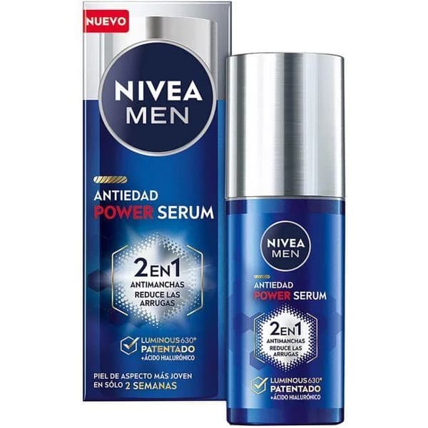 Serum antiedad antimanchas NIVEA MEN, dosificador 30 ml - 1 ud - Imagen del producto en Findit