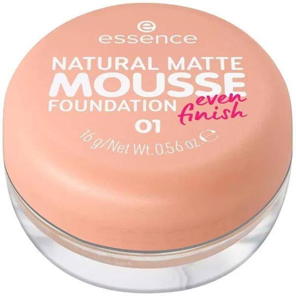Maquillaje en mousse natural matte 01 ESSENCE, 1 ud - 1 ud - Imagen del producto en Findit