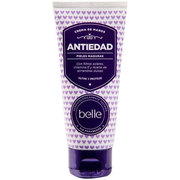 Crema de manos anti-edad con filtros solares belle, tubo 100 ml - 0.1 l - Imagen del producto en Findit
