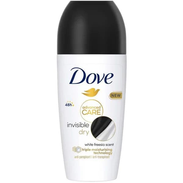 Desodorante invisible DOVE ADVANCE, roll-on 50 ml - 0.05 l - Imagen del producto en Findit