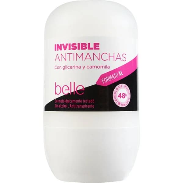 Desodorante invisible antimanchas belle, roll on 75 ml - 1 ud - Imagen del producto en Findit