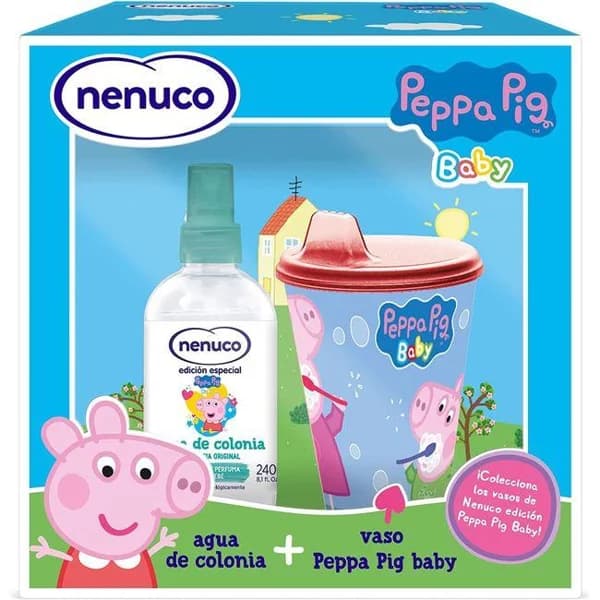 Colonia infantil NENUCO, vaporizador 240 ml + Vaso Peppa Pig - 1 ud - Imagen del producto en Findit