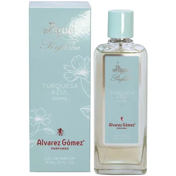 Agua de perfume mujer Turquesa Azul ALVAREZ GÓMEZ, spray 150 ml - 1 ud - Imagen del producto en Findit
