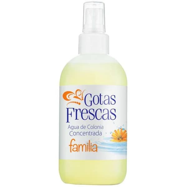 Agua de colonia concentrada familia GOTAS FRESCAS, spray 250 ml - 1 ud - Imagen del producto en Findit