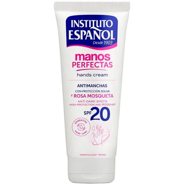 Crema de manos rosa mosqueta INSTITUTO ESPAÑOL, tubo 75 ml - 0.08 l - Imagen del producto en Findit