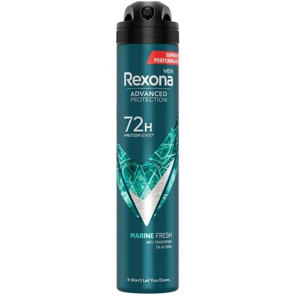 Desodorante men marine REXONA, spray 200 ml - 1 ud - Imagen del producto en Findit
