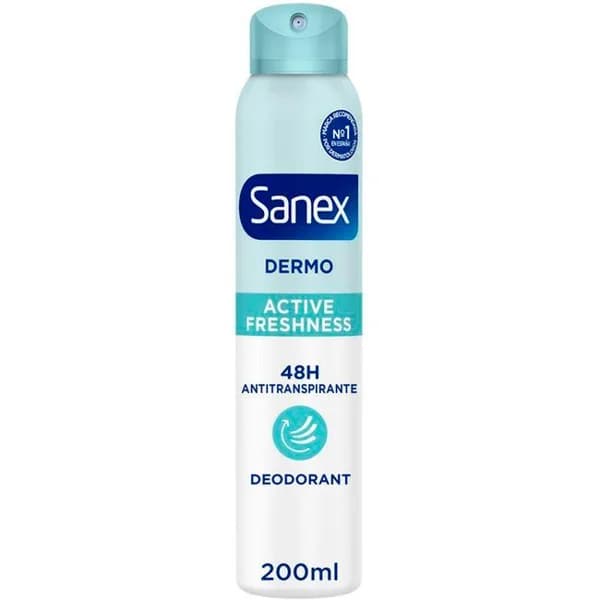 Desorante SANEX ACTIVE FRESH, spray 200 ml - 1 ud - Imagen del producto en Findit