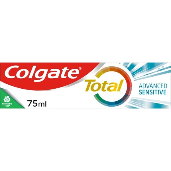 Dentífrico Adv Sensitive COLGATE TOTAL, tubo 75 ml - 0.08 l - Imagen del producto en Findit
