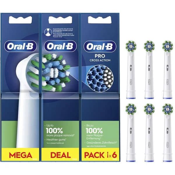 Recambio de cepillo ORAL-B CROSS ACTION, pack 6 uds - 1 ud - Imagen del producto en Findit