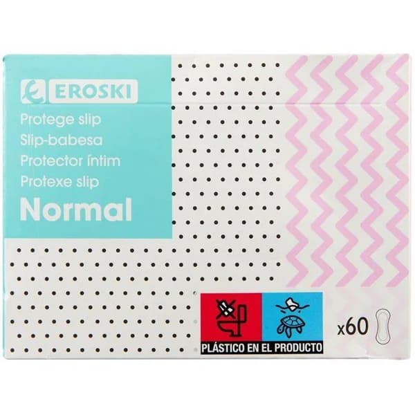 Protector normal EROSKI, caja 60 uds - 60 ud - Imagen del producto en Findit