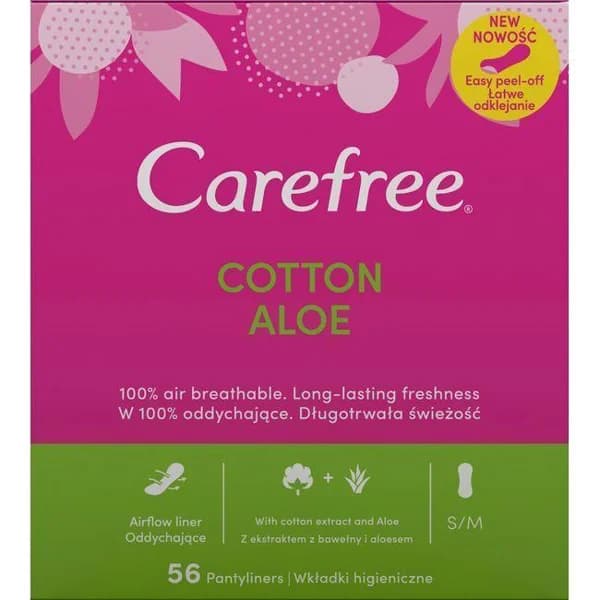 Protector de aloe CAREFREE, caja 56 uds - 56 ud - Imagen del producto en Findit